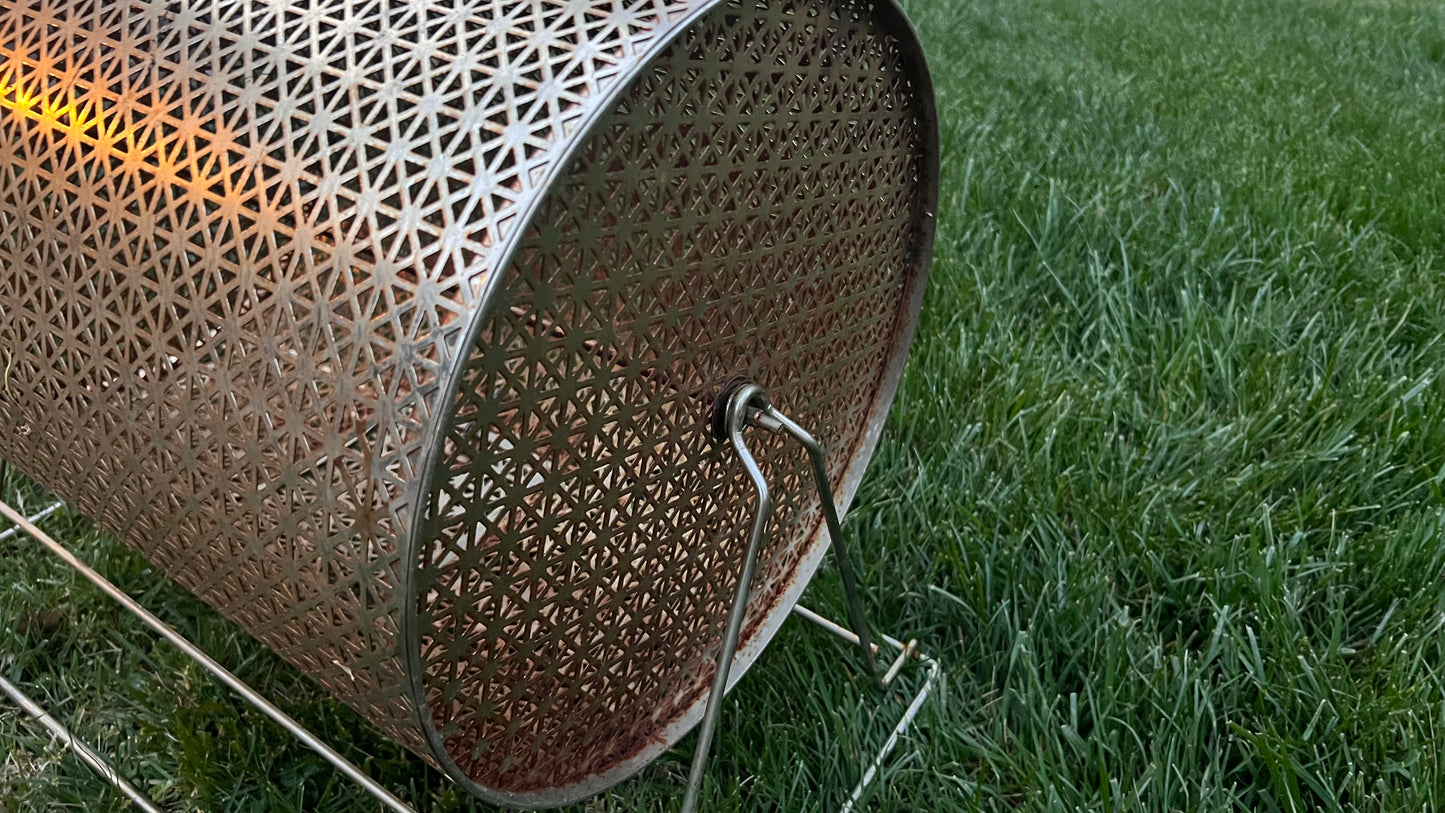 VTG Metal Raffle Drum