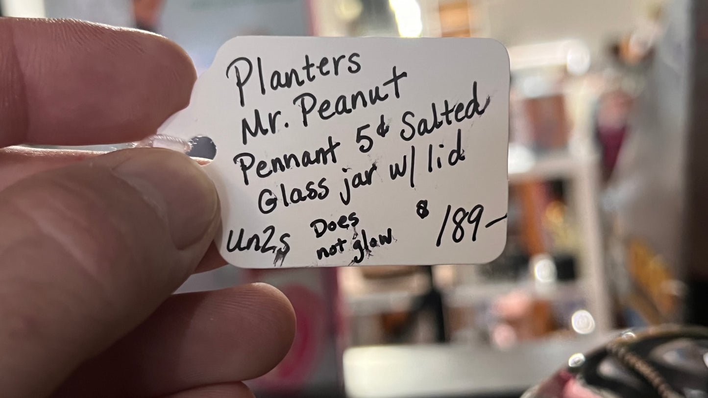 Planters Peanuts Glass Jar
