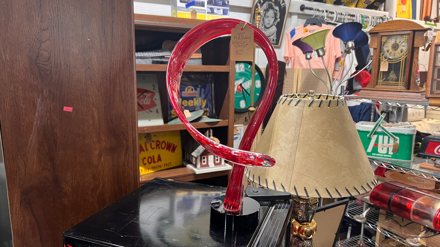 Hand Blown Glass Art Sculpture