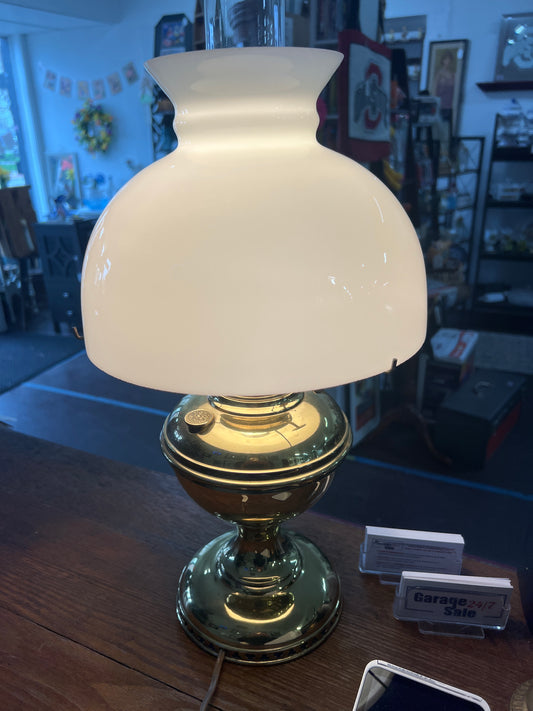 VTG Brass Hurricane Lamp