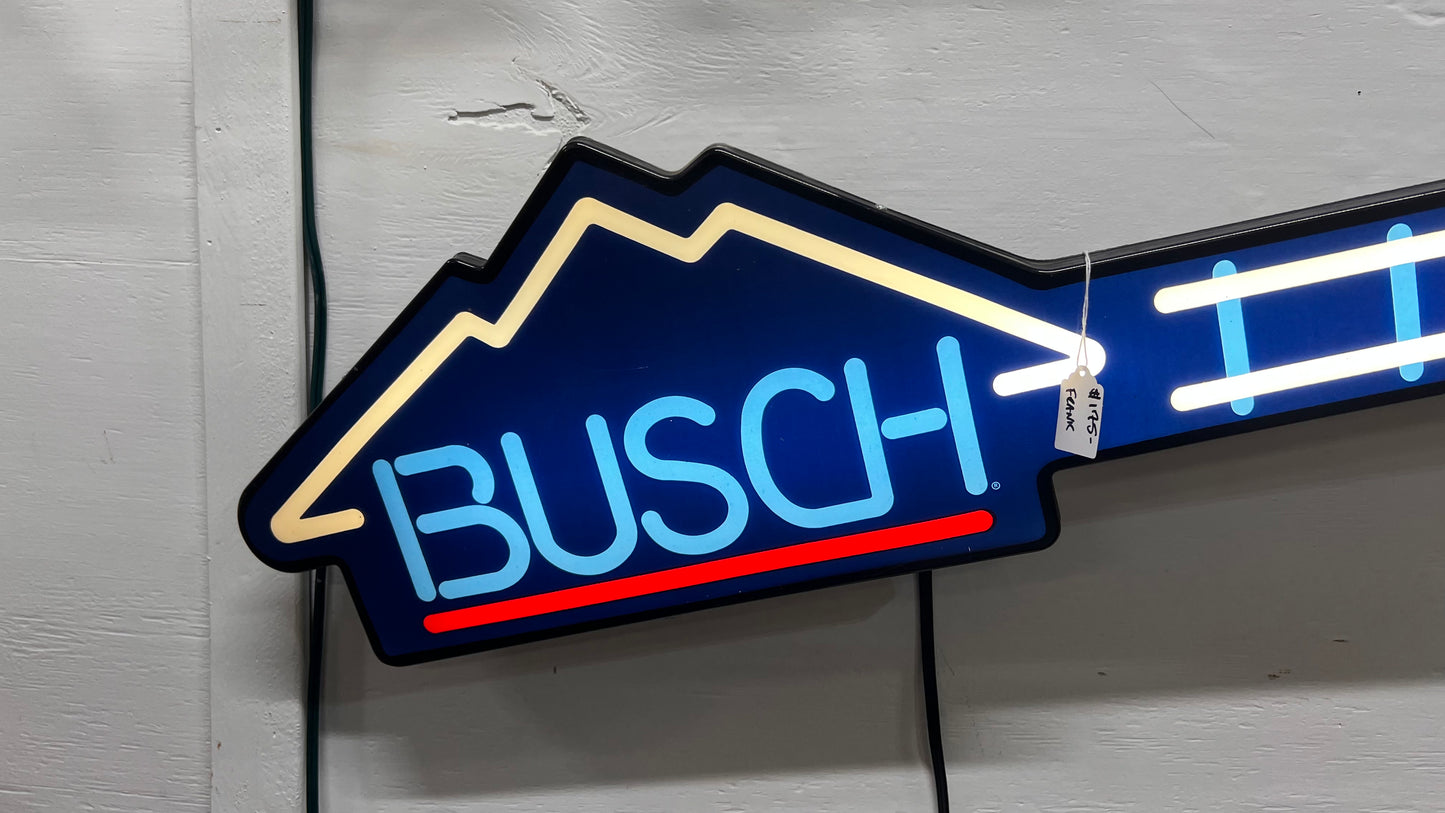 Lighted Busch Beer Sign