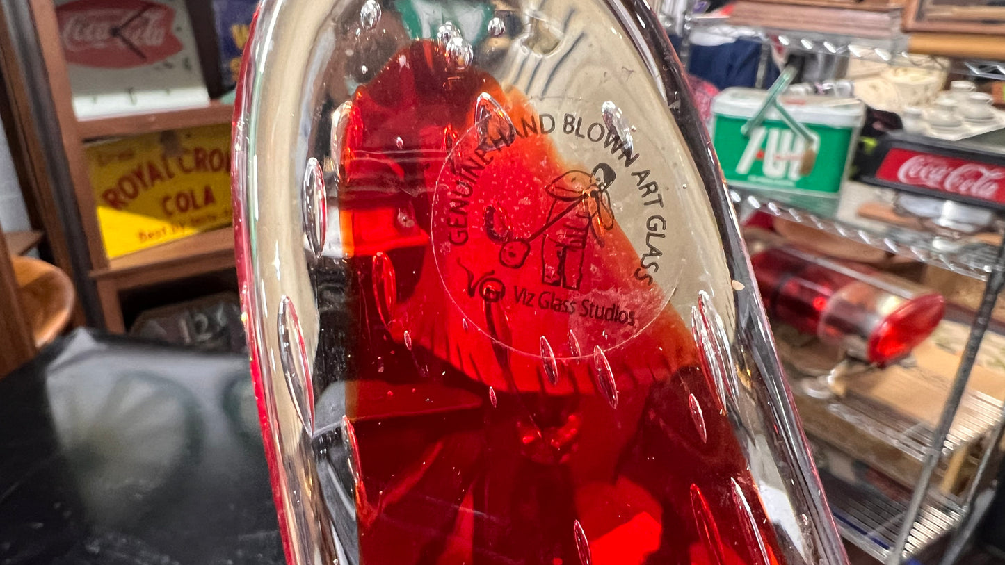 Hand Blown Glass Art Sculpture