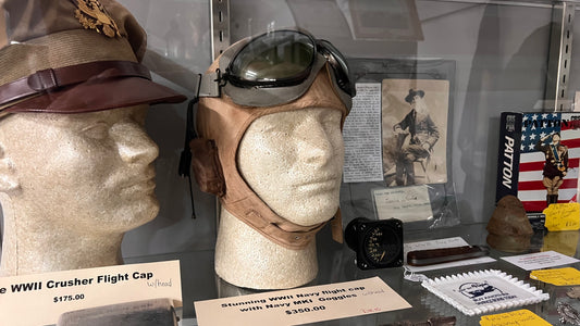 WWII Navy Flight Cap w/ Goggles
